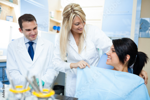 preparation of a dentist treatment