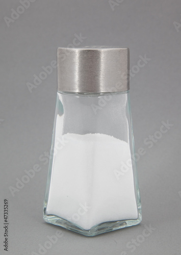 Salt shaker with salt
