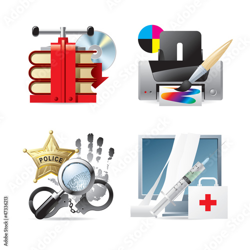 Computer & web icons V