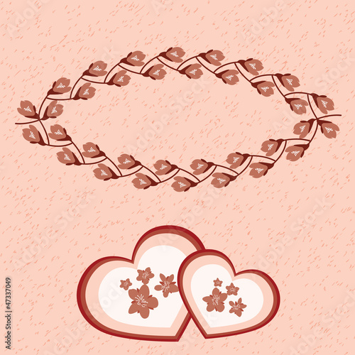 Mothers Day spring greeting card