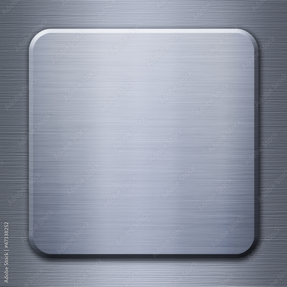 Brushed aluminum metal plate Brushed aluminum metal plate