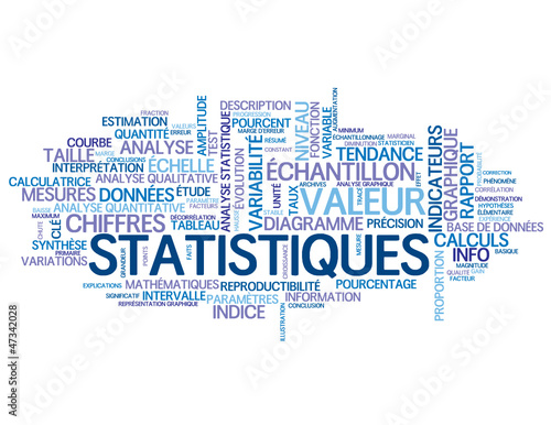 Nuage de Tags "STATISTIQUES" (analyse graphique données courbe)