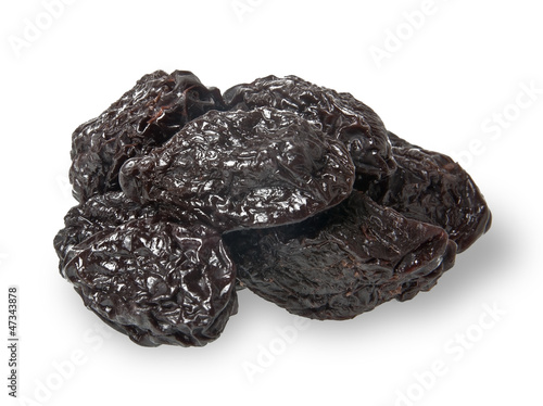 Wallpaper Mural prunes close up isolated on white background  Torontodigital.ca