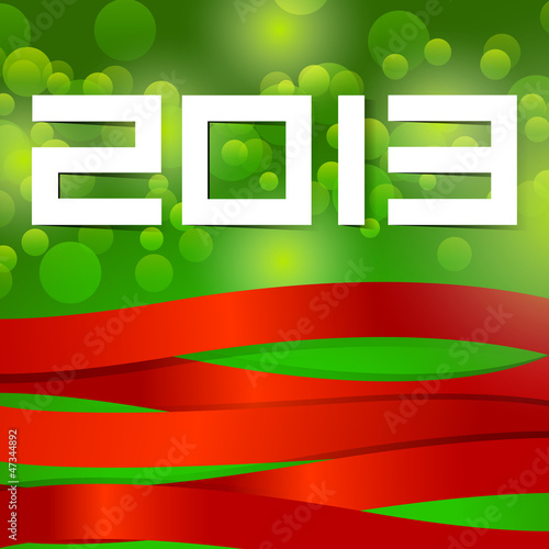 Abstract illustrator new year 2013