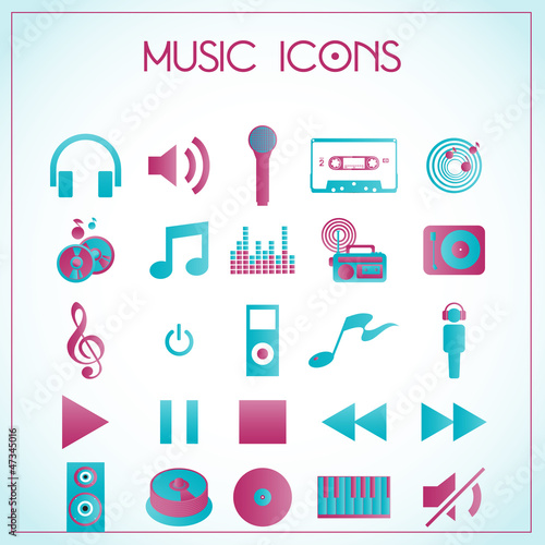 Music icons