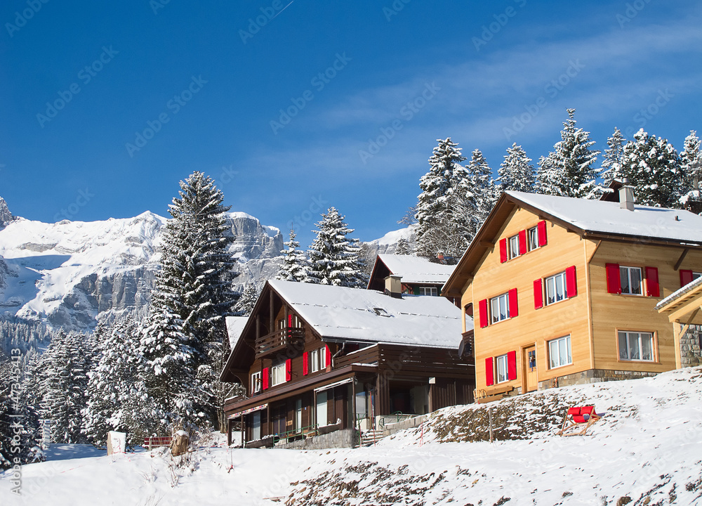 Winter in alps Winter in alps