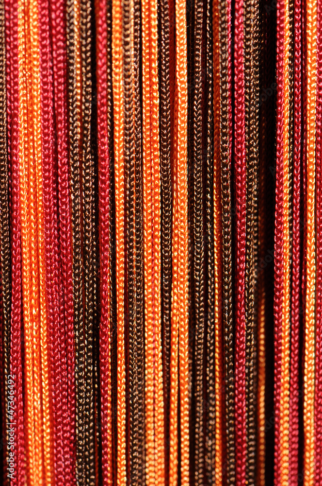 colorful strip curtain texture