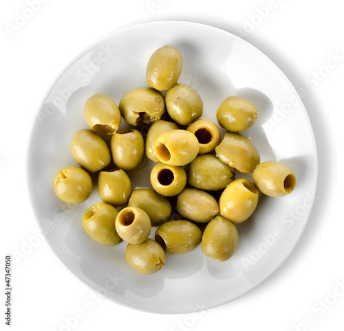 Olives in a plate