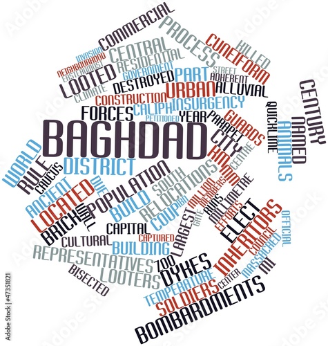 Word cloud for Baghdad