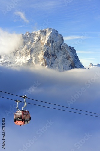 Val Gardena Sassolungo, Cabinovia per Danterpieces, Dolomiti