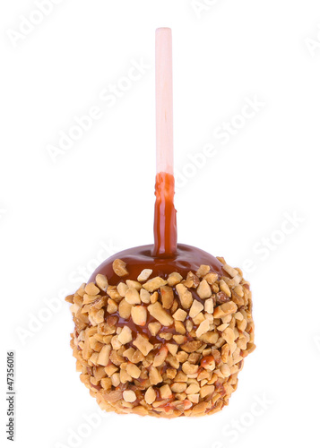 Candy Apple isolated on white