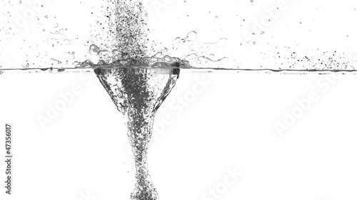 water splash - 3d render