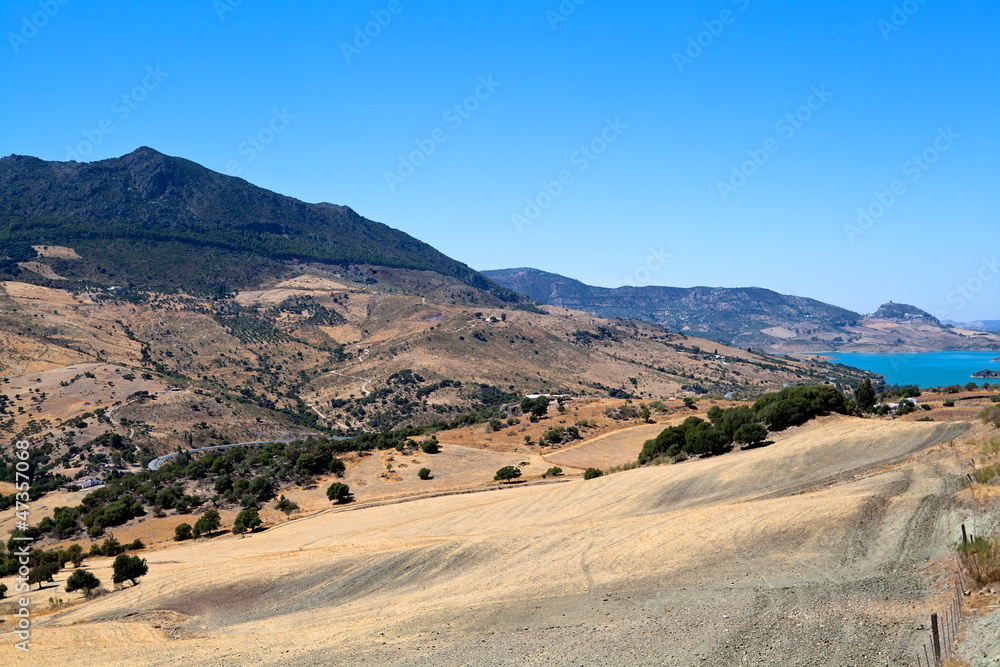 Spanish mountains close to Zahara de la Sierra