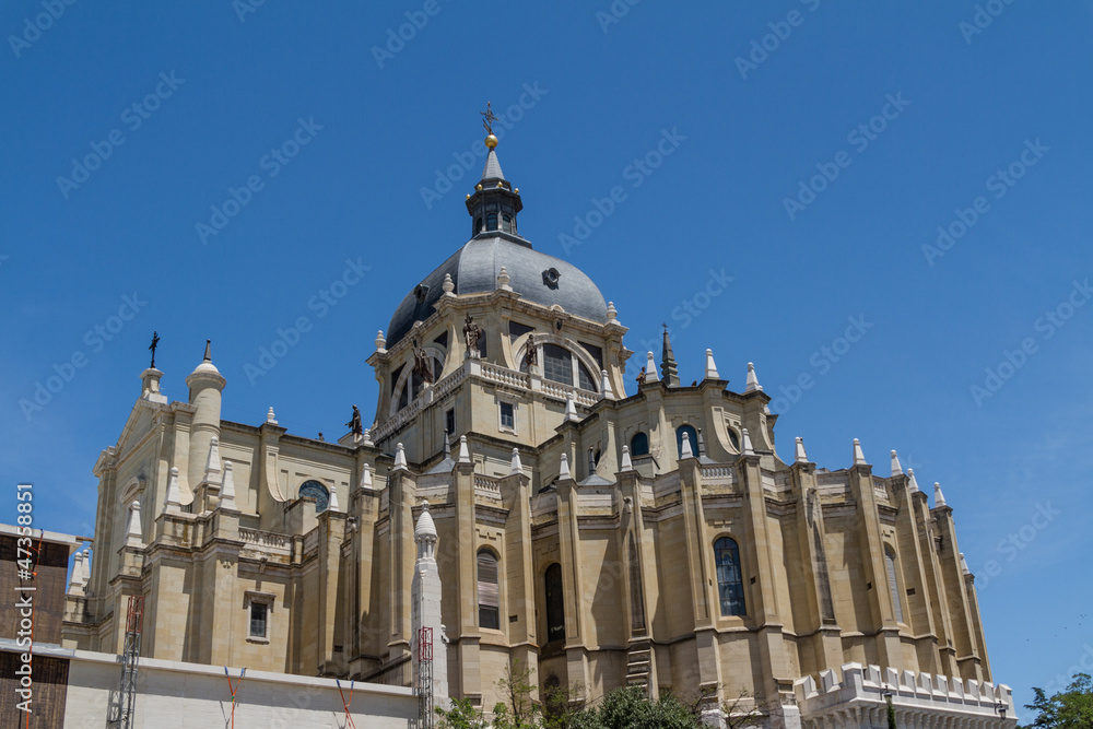 Obraz premium Cathedral of Madrid, Spain