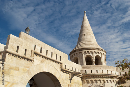 Obraz na plátně Fisherman Bastion in Budapest (Hungary)