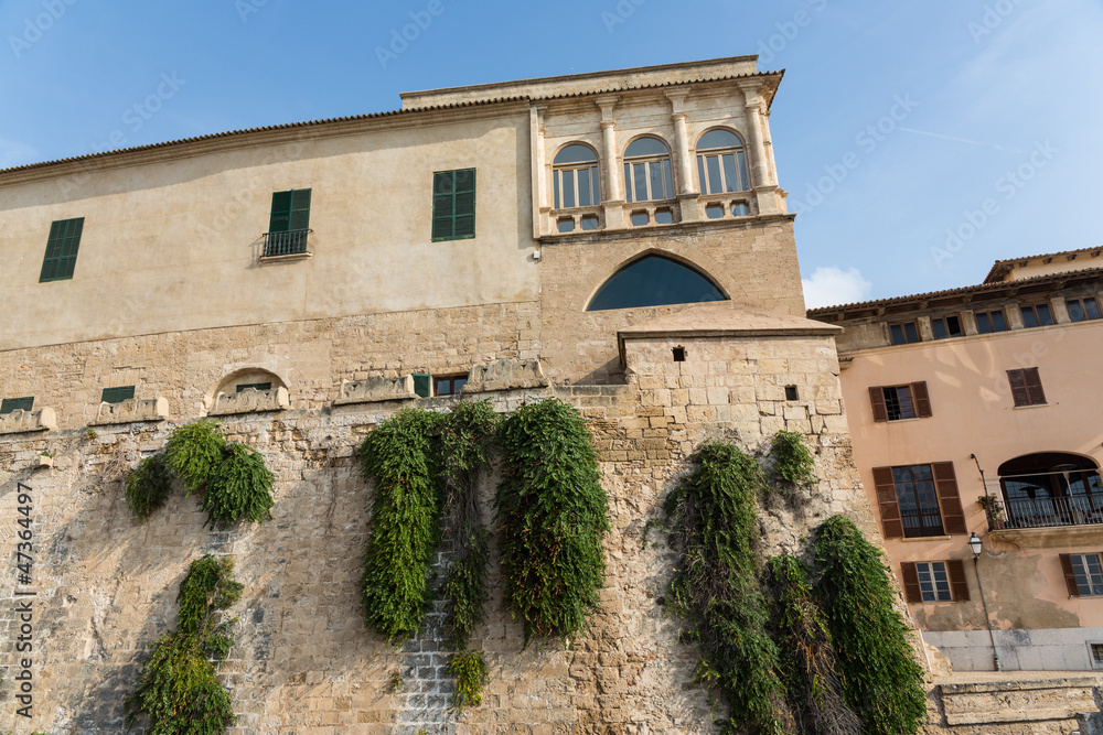 Obraz premium Almudaina of Palma de Mallorca in Majorca Balearic island