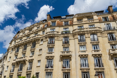 beautiful Parisian streets view paris,france Europe