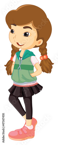 a girl