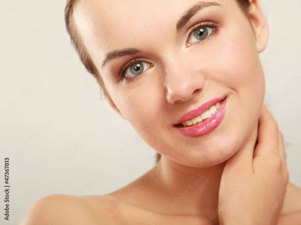 Beauty face of beautiful woman with clean fresh skin Beauty face of beautiful woman with clean fresh skin