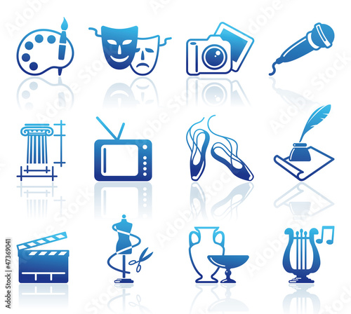 Culture and Art vector icons