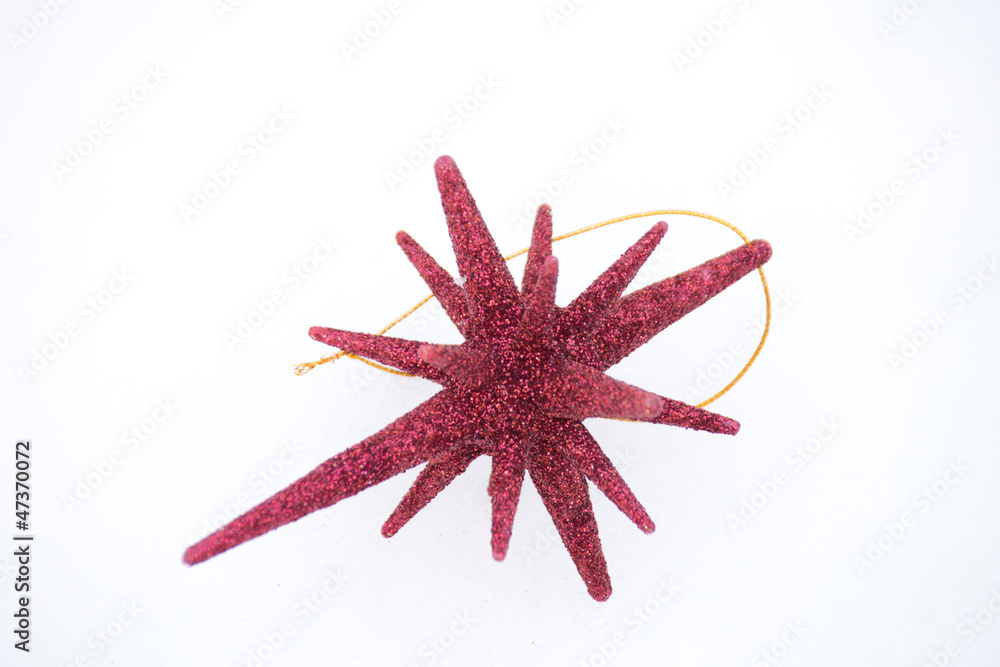 Christmas decoration isolated on white Christmas decoration isolated on white