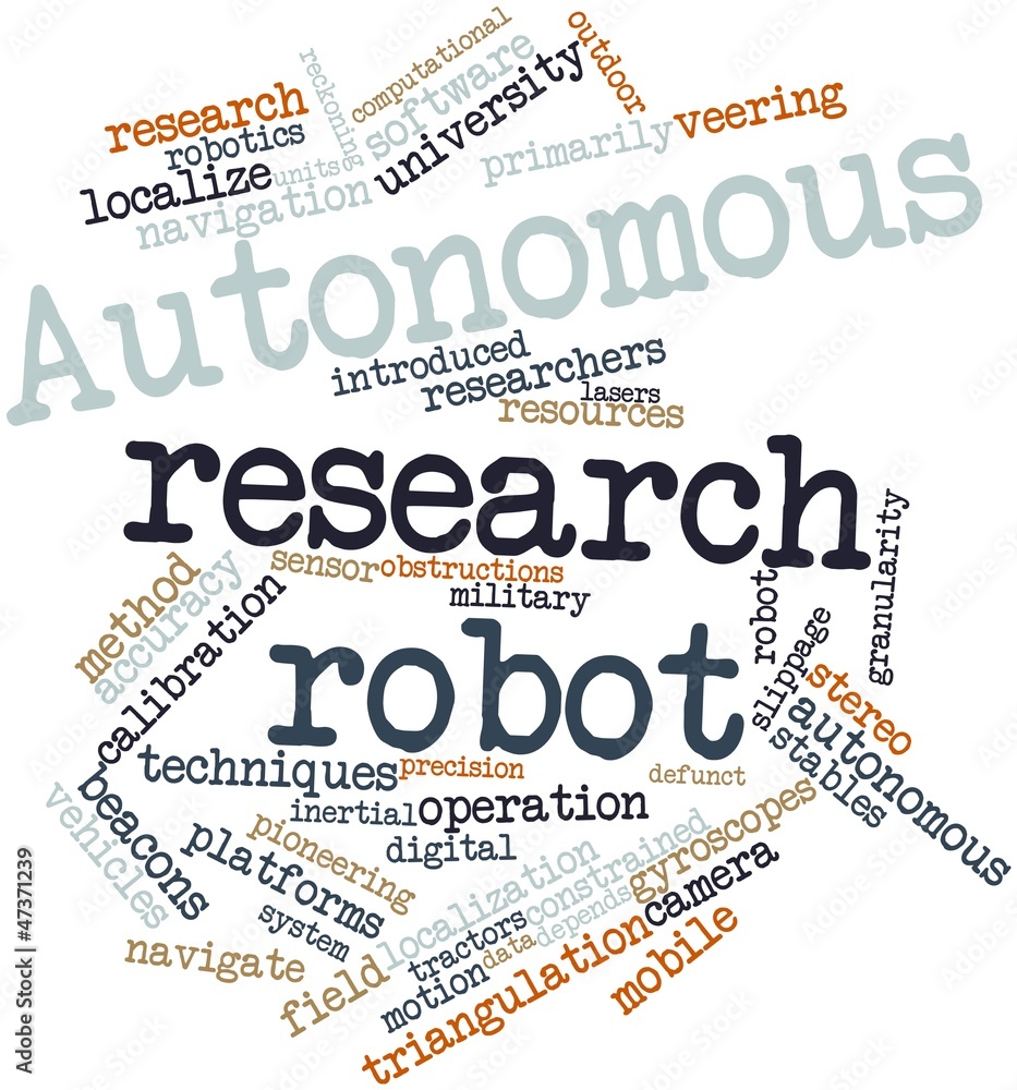 Photo & Art Print Word cloud for Autonomous research robot, intheskies