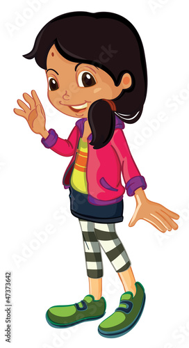 a girl