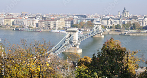 Budapest chain bridge photo