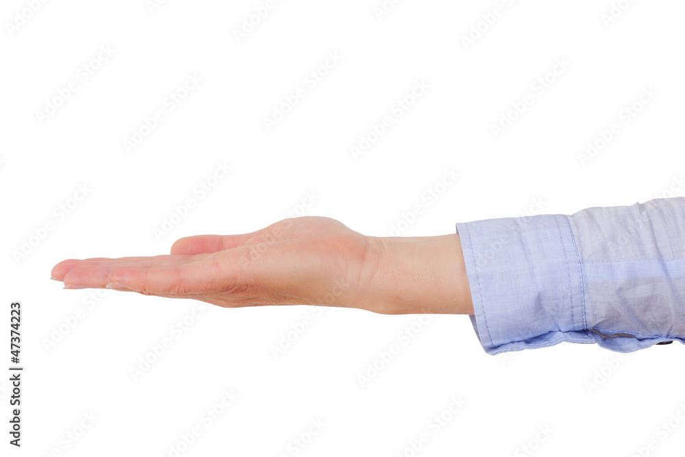Outstretched open hand Outstretched open hand