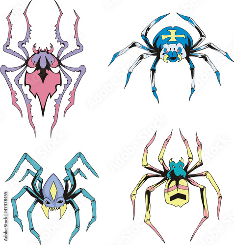 Symmetrical spiders