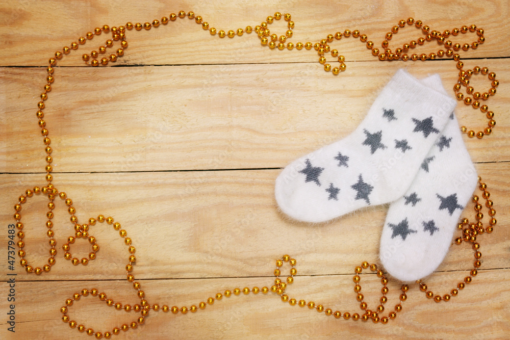 Fototapeta premium Christmas socks