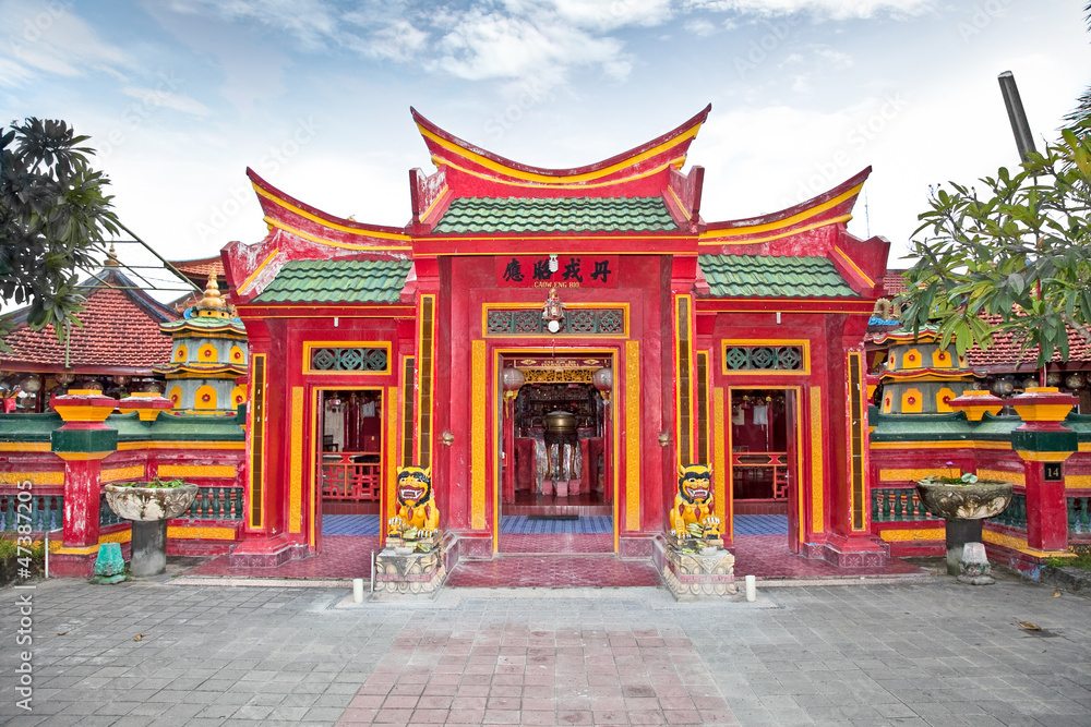 Caow Eng Bio chinese Buddhiist Temple in Tanjung Benoa near Nusa Caow Eng Bio chinese Buddhiist Temple in Tanjung Benoa near Nusa