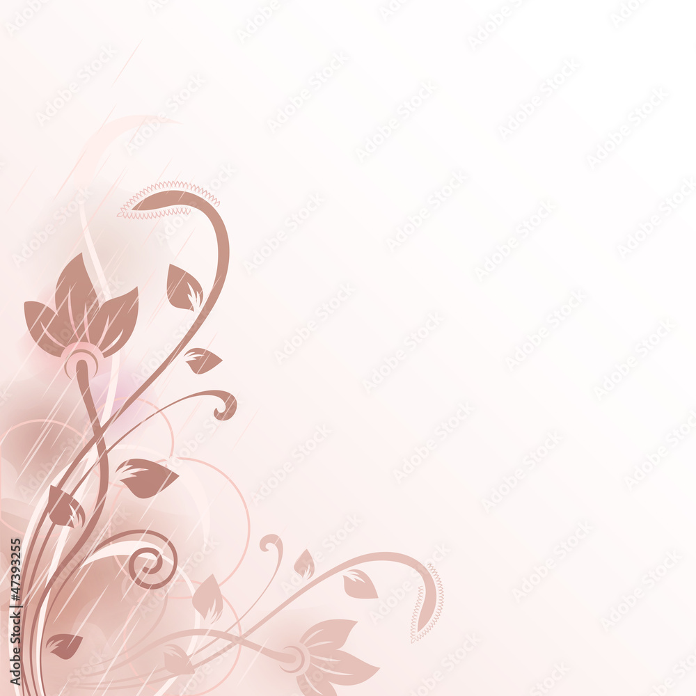 Abstract flower vector background with copy space. Abstract flower vector background with copy space.