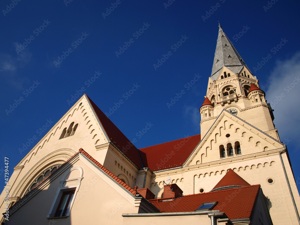 Fototapeta premium Evangelic church of st. Matthew from Łódź