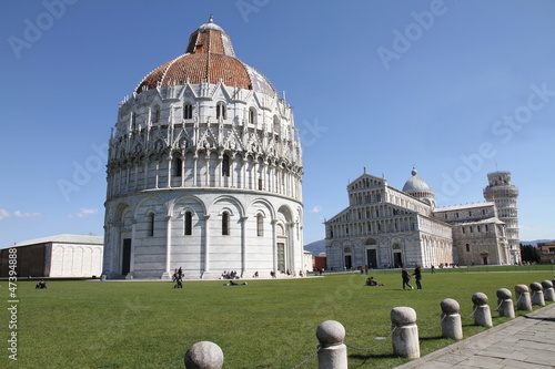 Tableau sur toile Baptistry of St. John, Pisa, Tuscany, Italy
