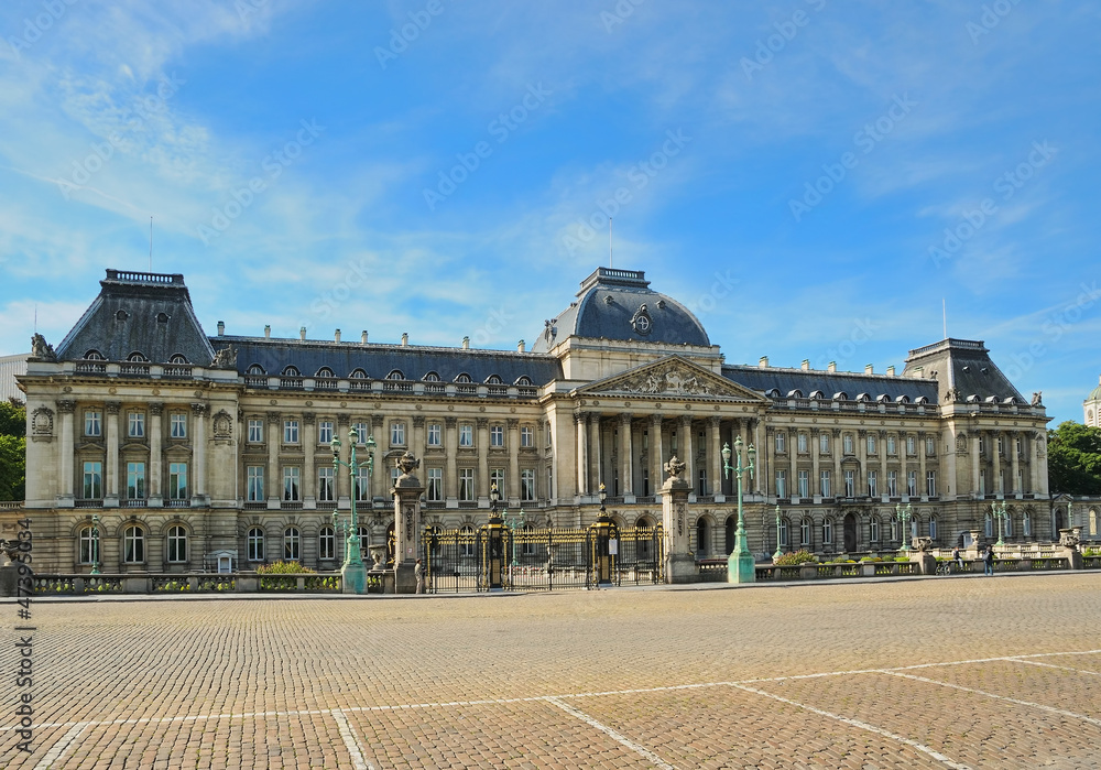 Obraz premium The Royal Palace in center of Brussels