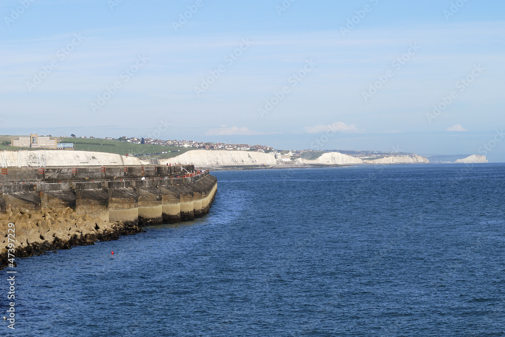 Coast by Brighton Marina. Sussex. England Coast by Brighton Marina. Sussex. England