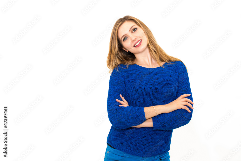 smile young woman. smile young woman.