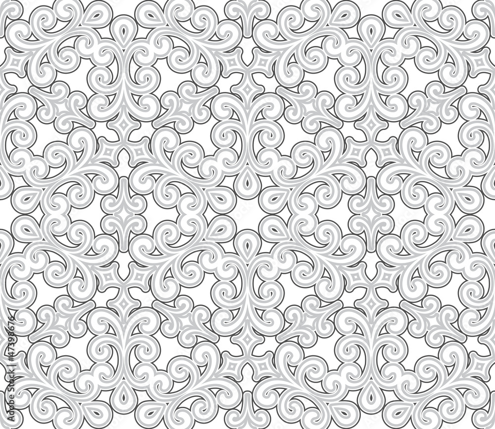 Grey seamless pattern