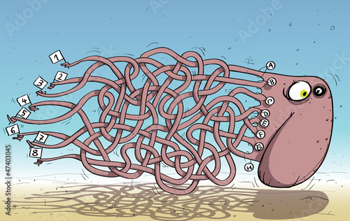 Octopus Maze Game