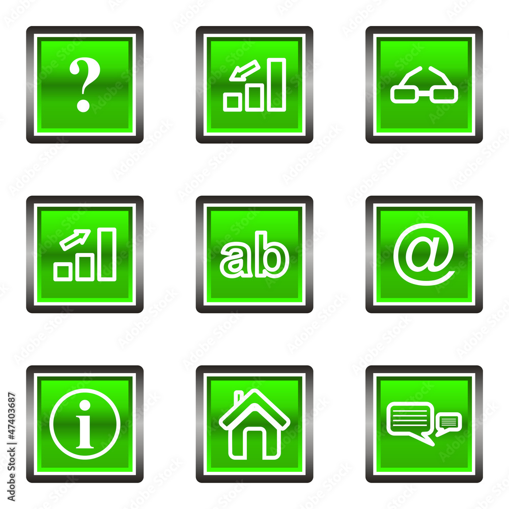 Glossy icon set Glossy icon set