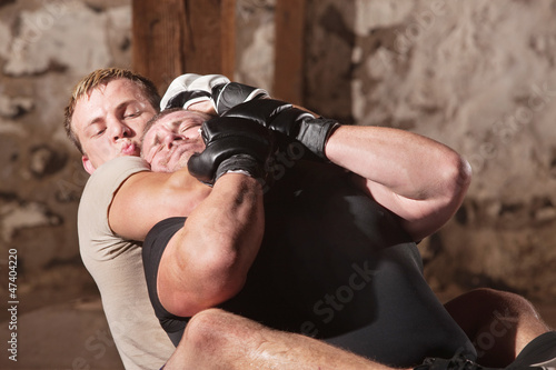 Man in Rear Choke Hold