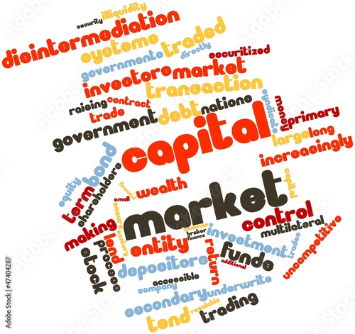 Word cloud for Capital market photo