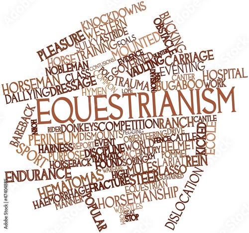 Word cloud for Equestrianism photo