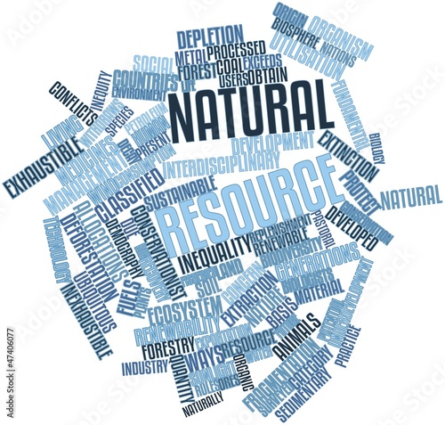 Word cloud for Natural resource