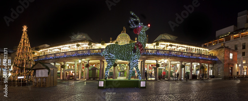 London's Covent Garden at Christmas photo