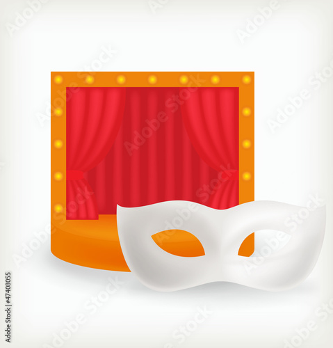 Vector icon Theatre