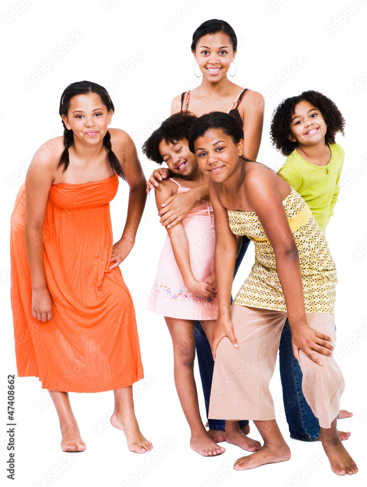 Fototapeta premium African American friends standing