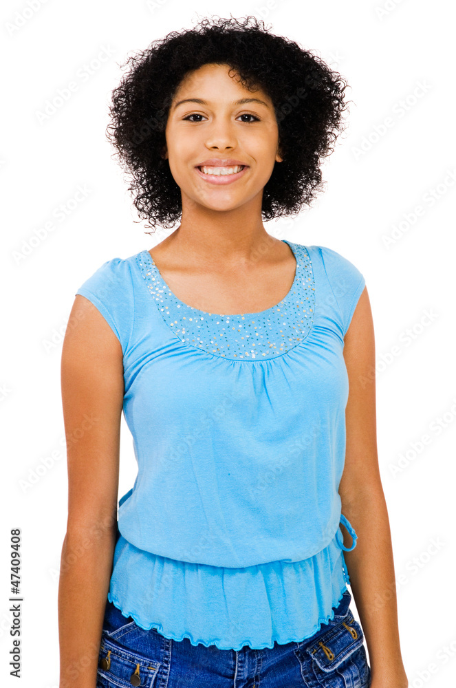 Close-up of teenage girl posing Close-up of teenage girl posing