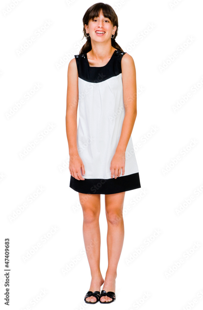 Fototapeta premium Teenage girl posing